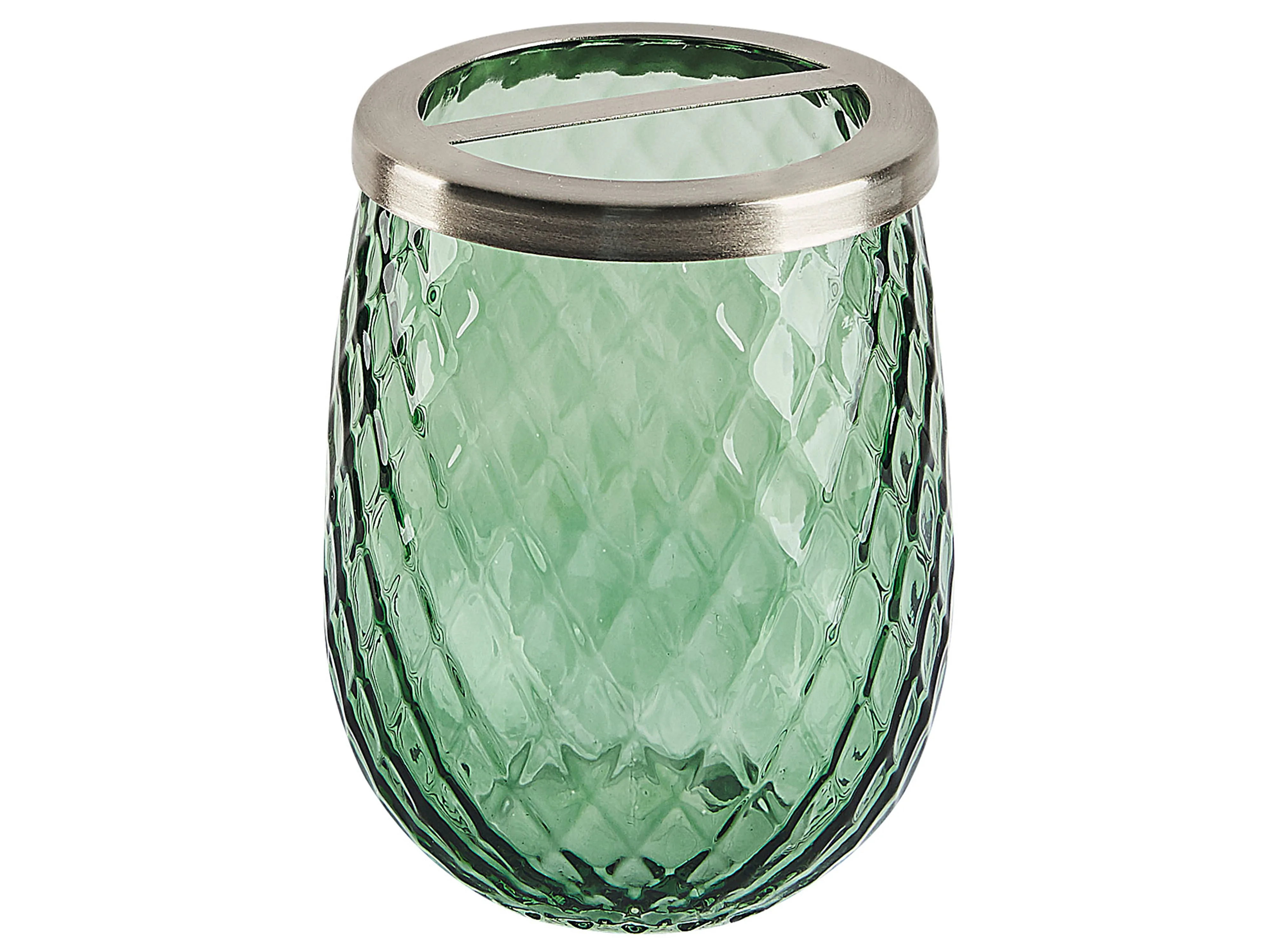 4-delige badkameraccessoireset CANOA Glas Groen