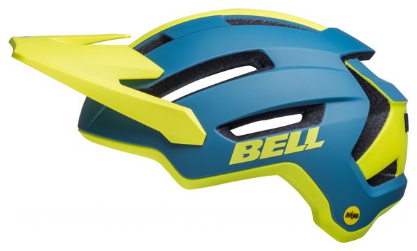 Casque Bell 4Forty Air Mips Bleu Mat Jaune Hiviz