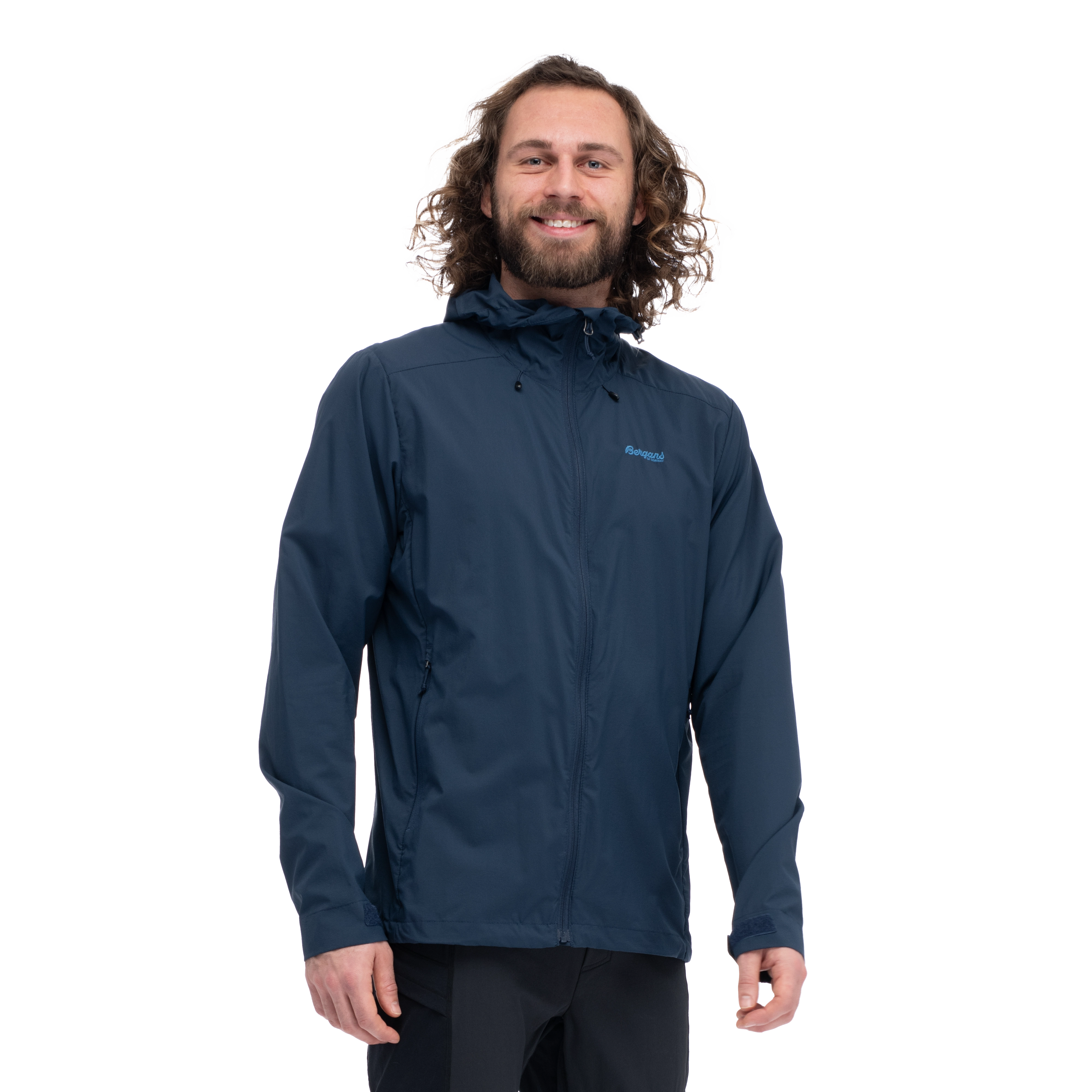 Skar Light Windbreaker Jacket Men Navy