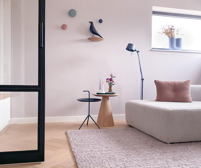Audo Copenhagen Gridy Fungi wandplank small zwart eiken