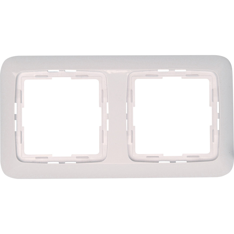 Kopp Rivo afdekraam 2-voudig wit RAL 9010