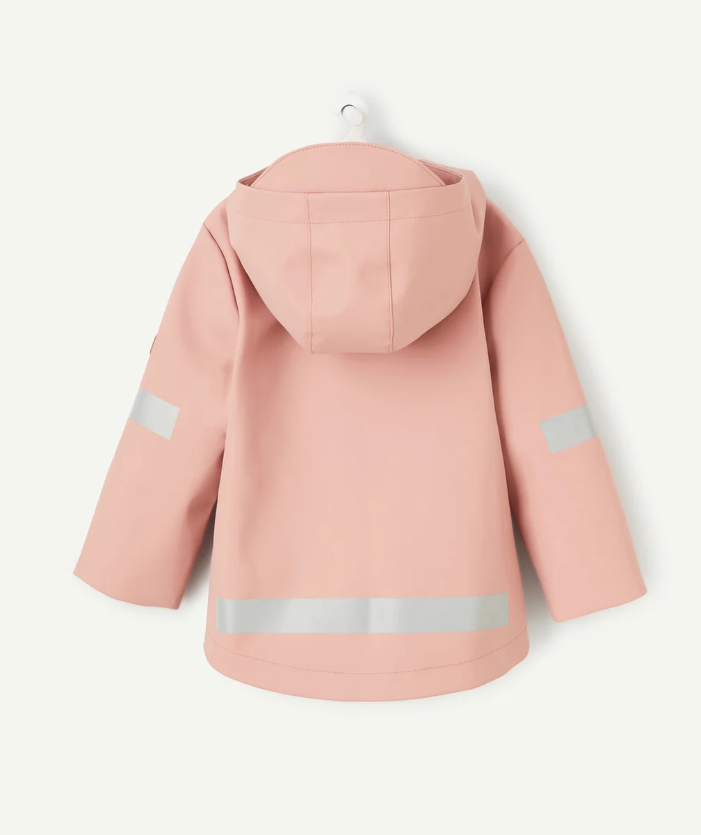 CIRÉ ROSE IMPERMÉABLE BÉBÉ MIXTE À CAPUCHE