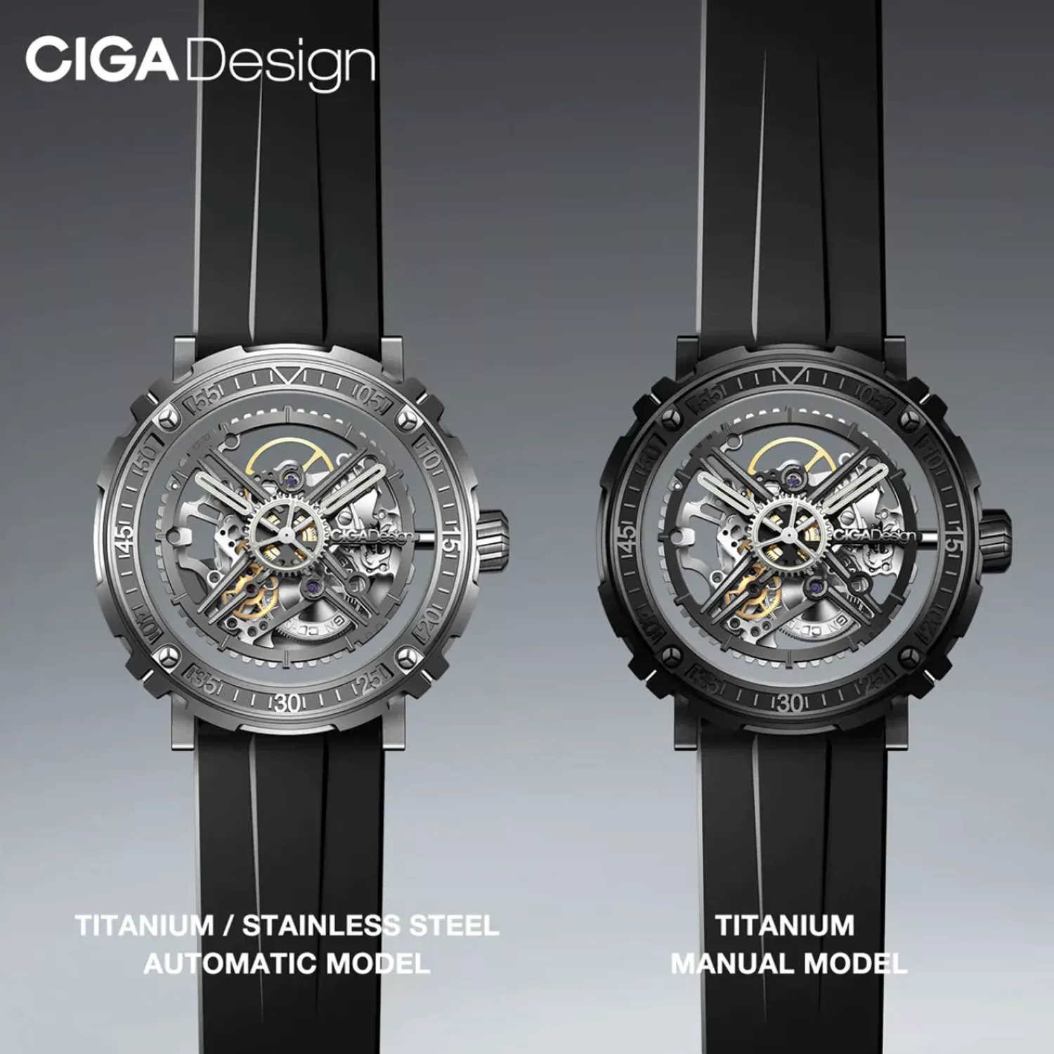 Ciga Design M Series Magician Manual Movement 3-in-1 M051-BB01-W6B