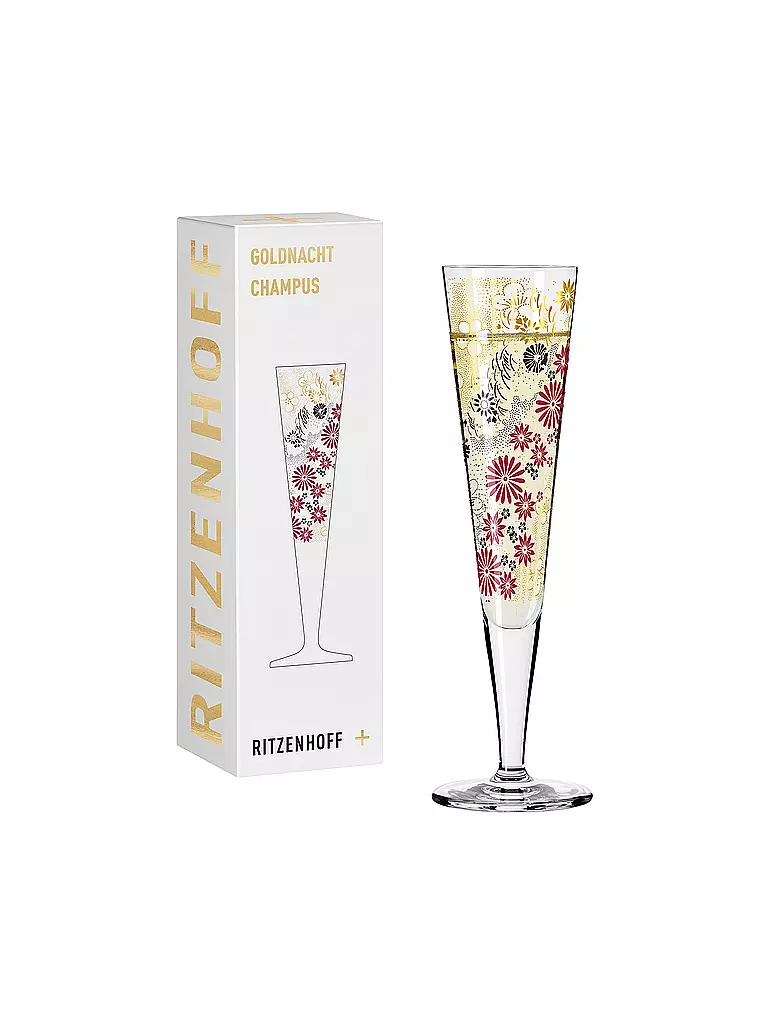 RITZENHOFF Champagnerglas Goldnacht 2022 #24 Kathrin Stockebrand gold