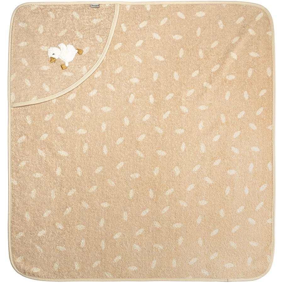 Sterntaler Motiv-Kapuzen-Badetuch 80 x 80 cm Edda ecru