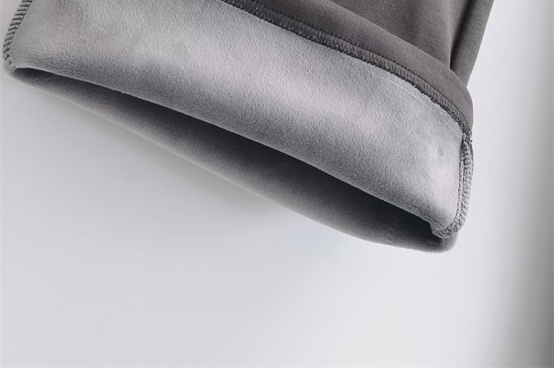 Bazer - Hoge taille effen rechte joggingbroek