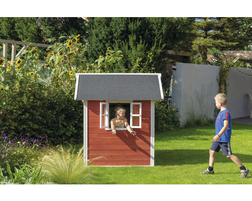 EXIT Loft 100 houten speelhuis, rood