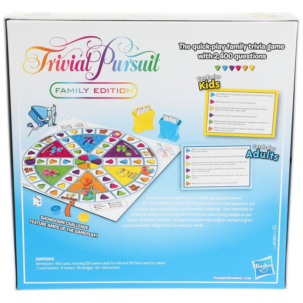 Trivial Pursuit Familienedition Spiel