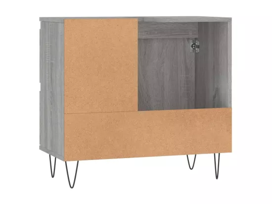 Armoire de bain sonoma gris 65x33x60 cm bois d'ingénierie