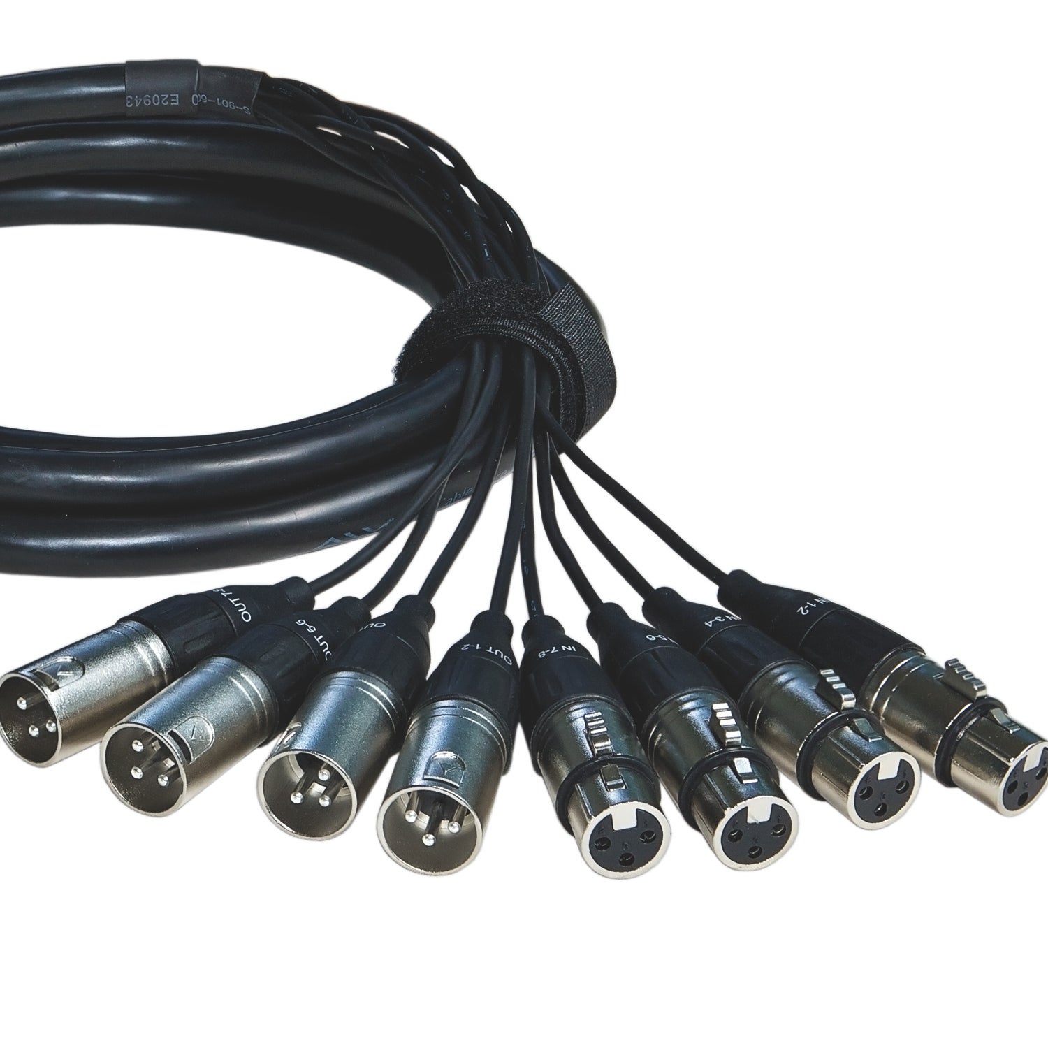 Alva AES25-4F4M1 D-sub 4x XLR-F & 4x XLR-M 1m multikabel