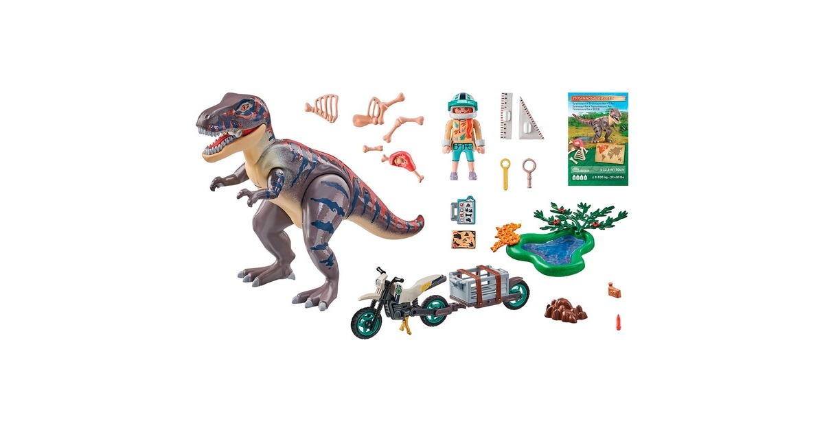 PLAYMOBILDinos - T-Rex sporenonderzoek Constructiespeelgoed  (71524)