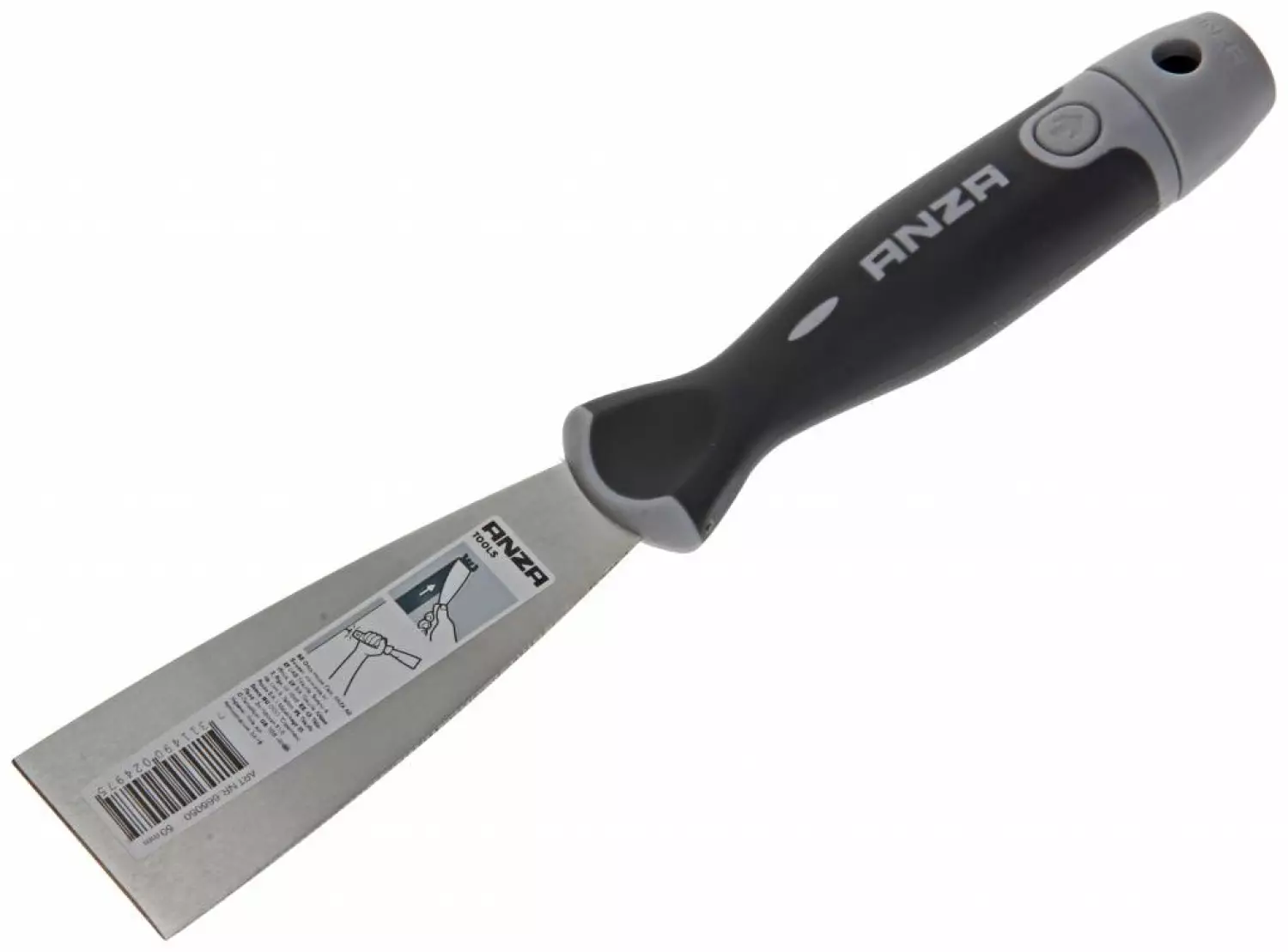 Anza PRO Afsteekmes softgrip RVS - 50mm