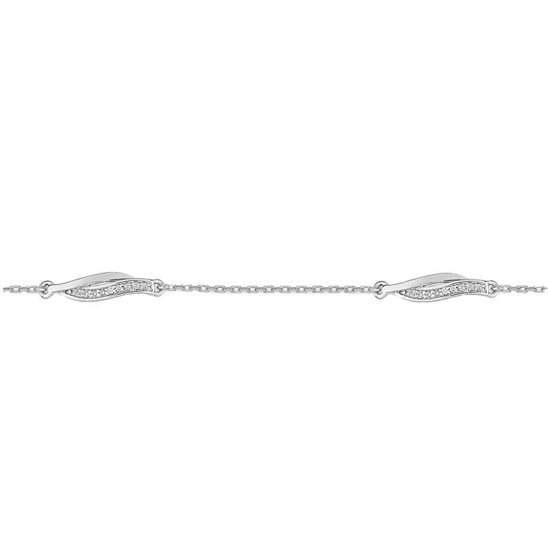 Bracelet Femme - Argent 925 - Longueur : 18 cm