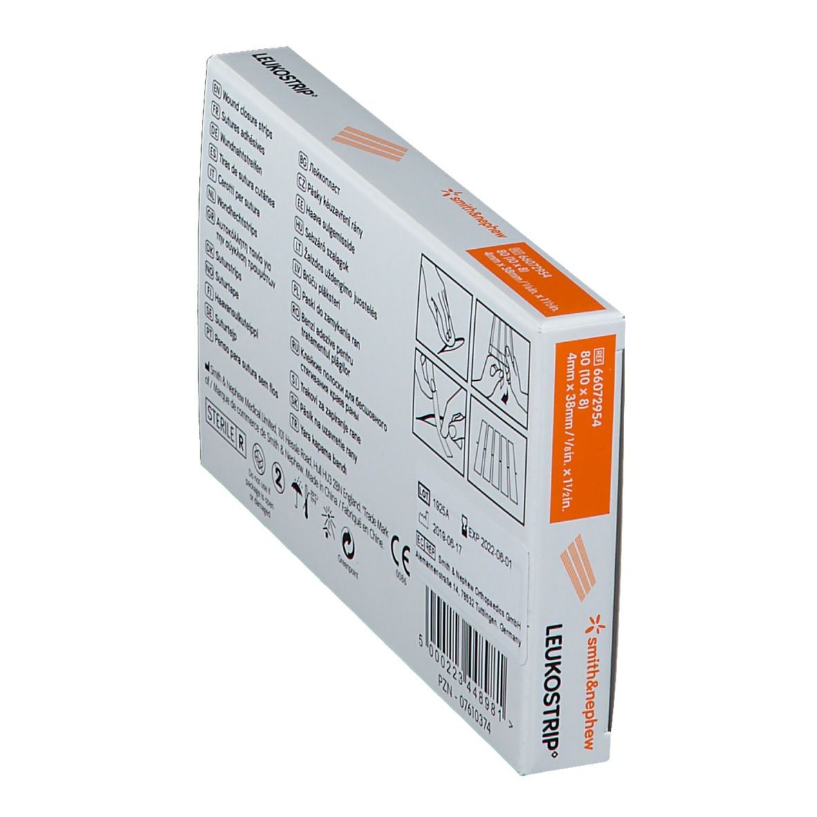 LEUKOSTRIP® Wundnahtstreifen 4,0 mm x 38 mm steril