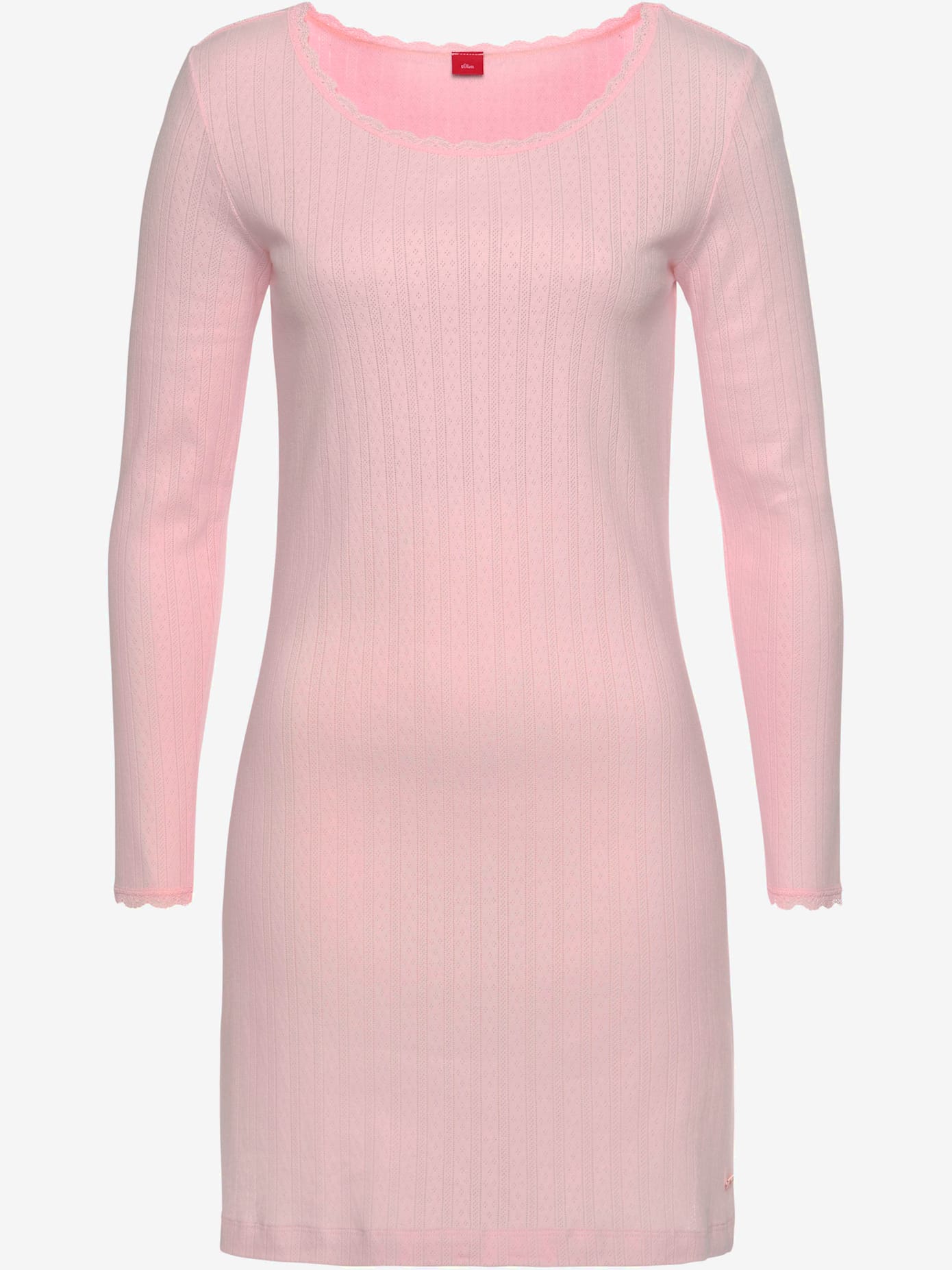 Chemise de nuit courte fantaisie en tricot jacquard