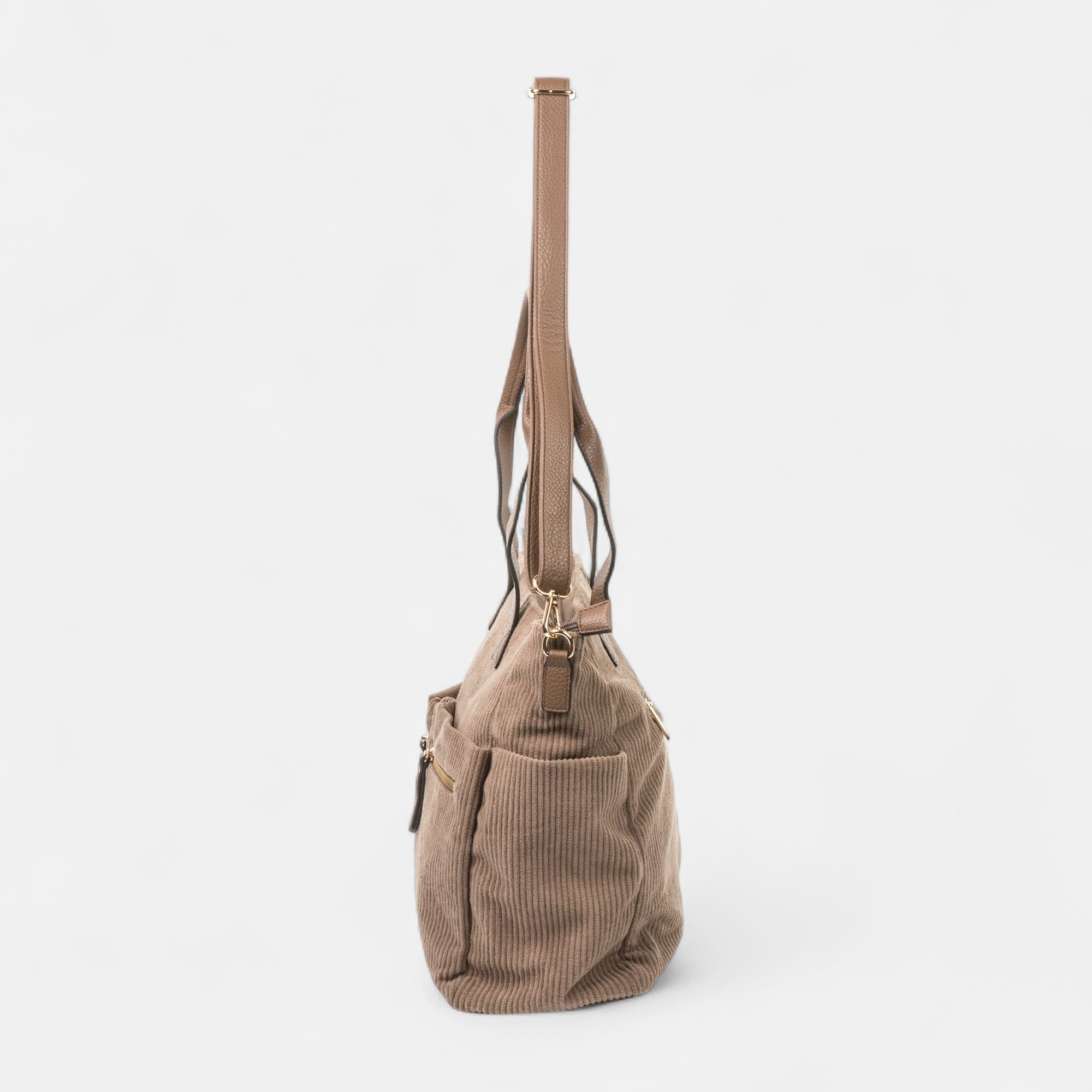 Sac de shopping taupe