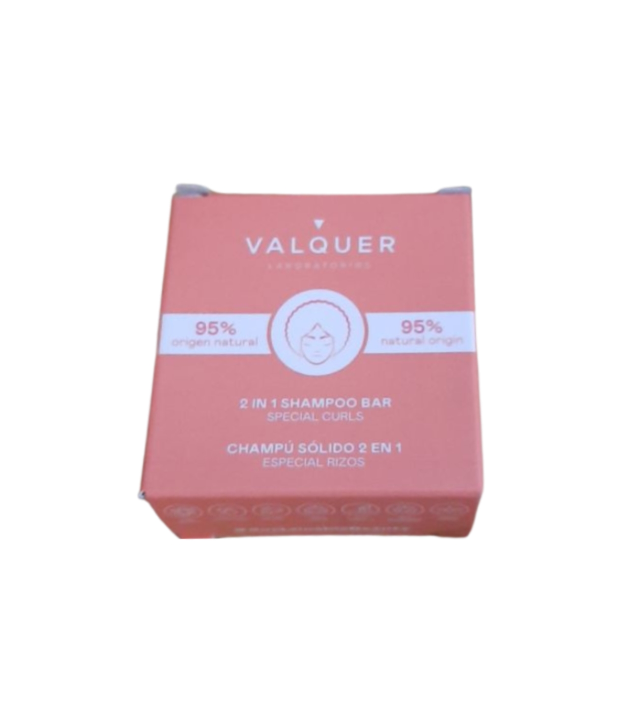 Valquer - Shampoo e condicionador 2 em 1 sólido - Cachos especiais