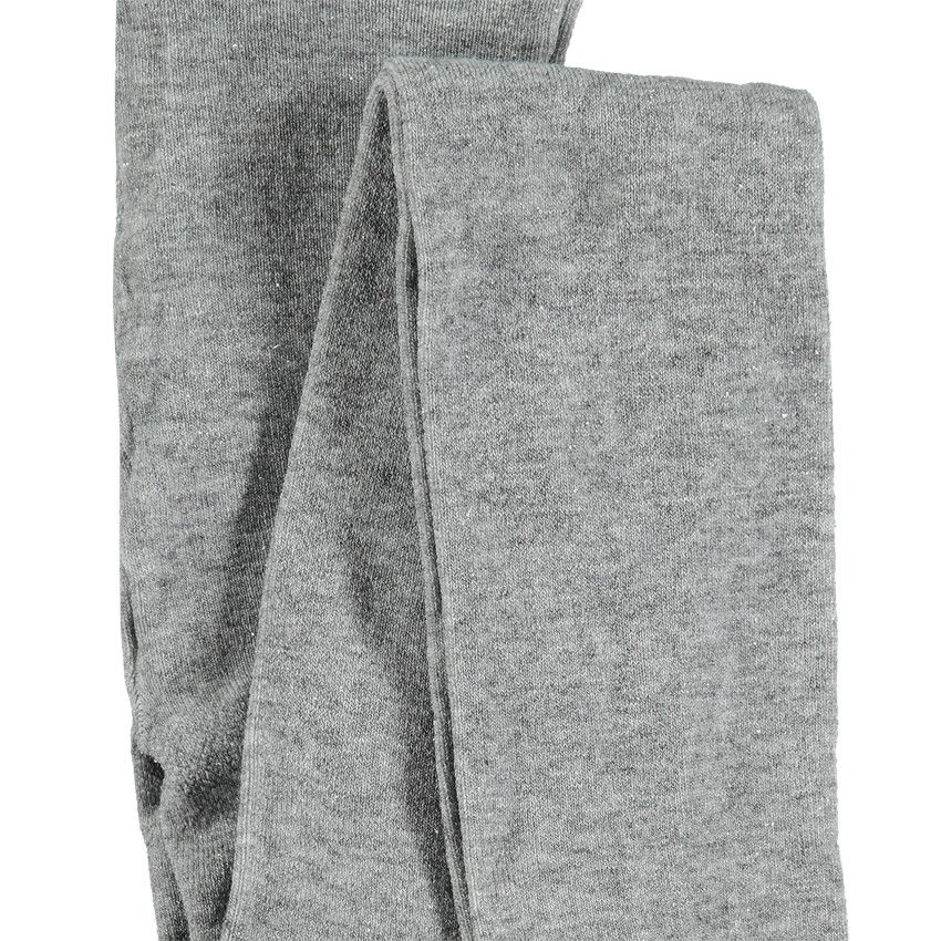 Collant épais chiné mélangé de fil argenté - Gris chiné