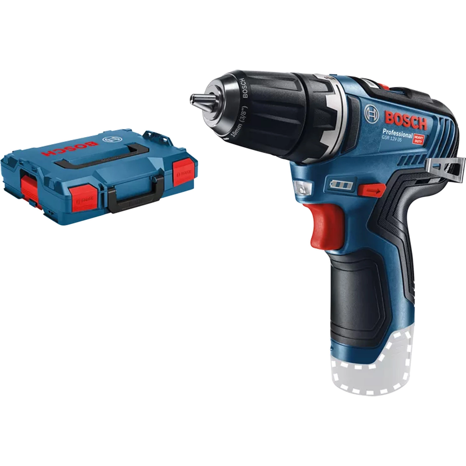 Bosch GSR 12 V-35 12V Li-Ion Accu boor-/schroefmachine body in L-Boxx