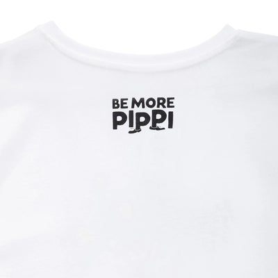 Pippi Langstrømpe  Snill T-skjorte, Hvit