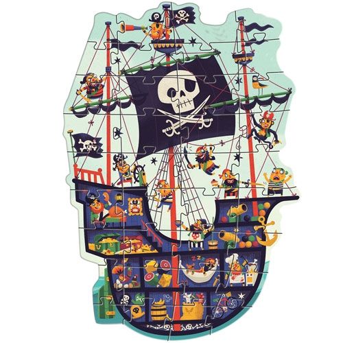 Djeco puzzel het piratenschip (36st)