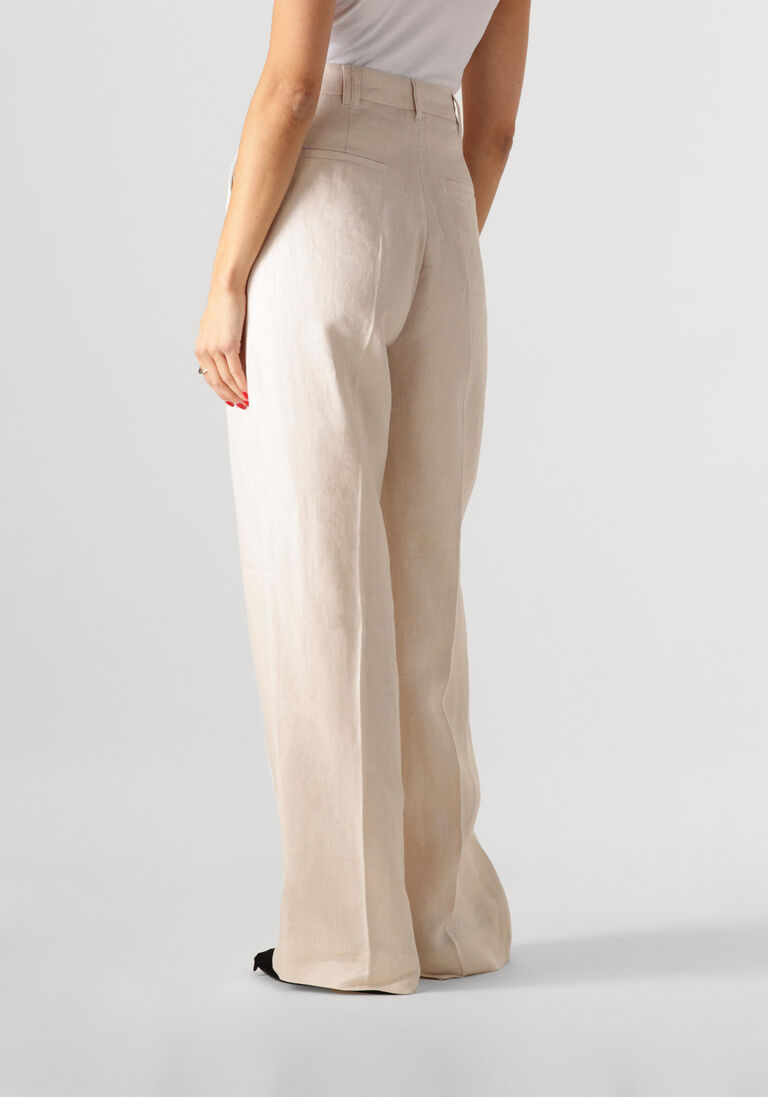 ecru copenhagen muse wijde broek nature white pant