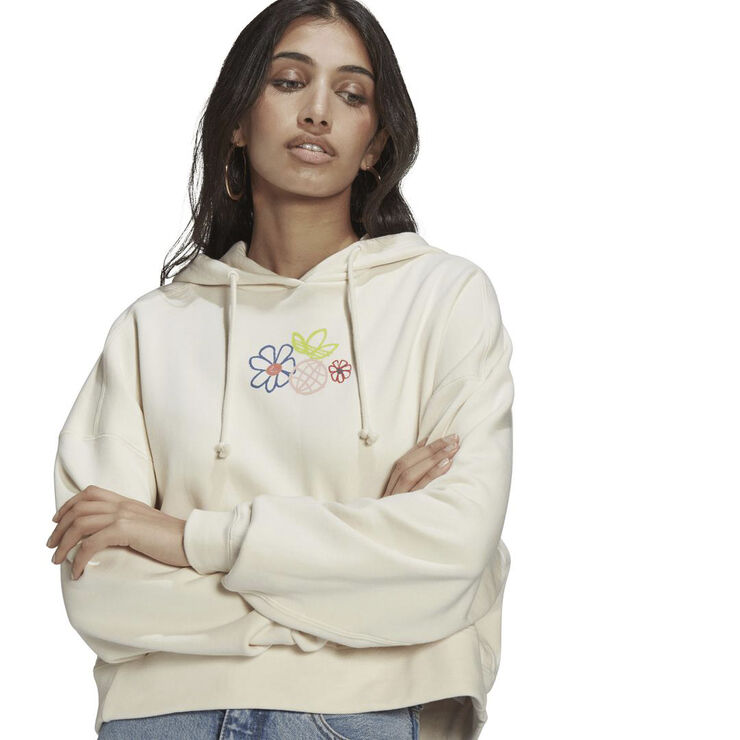 adidas adicolor essential hoodie White
