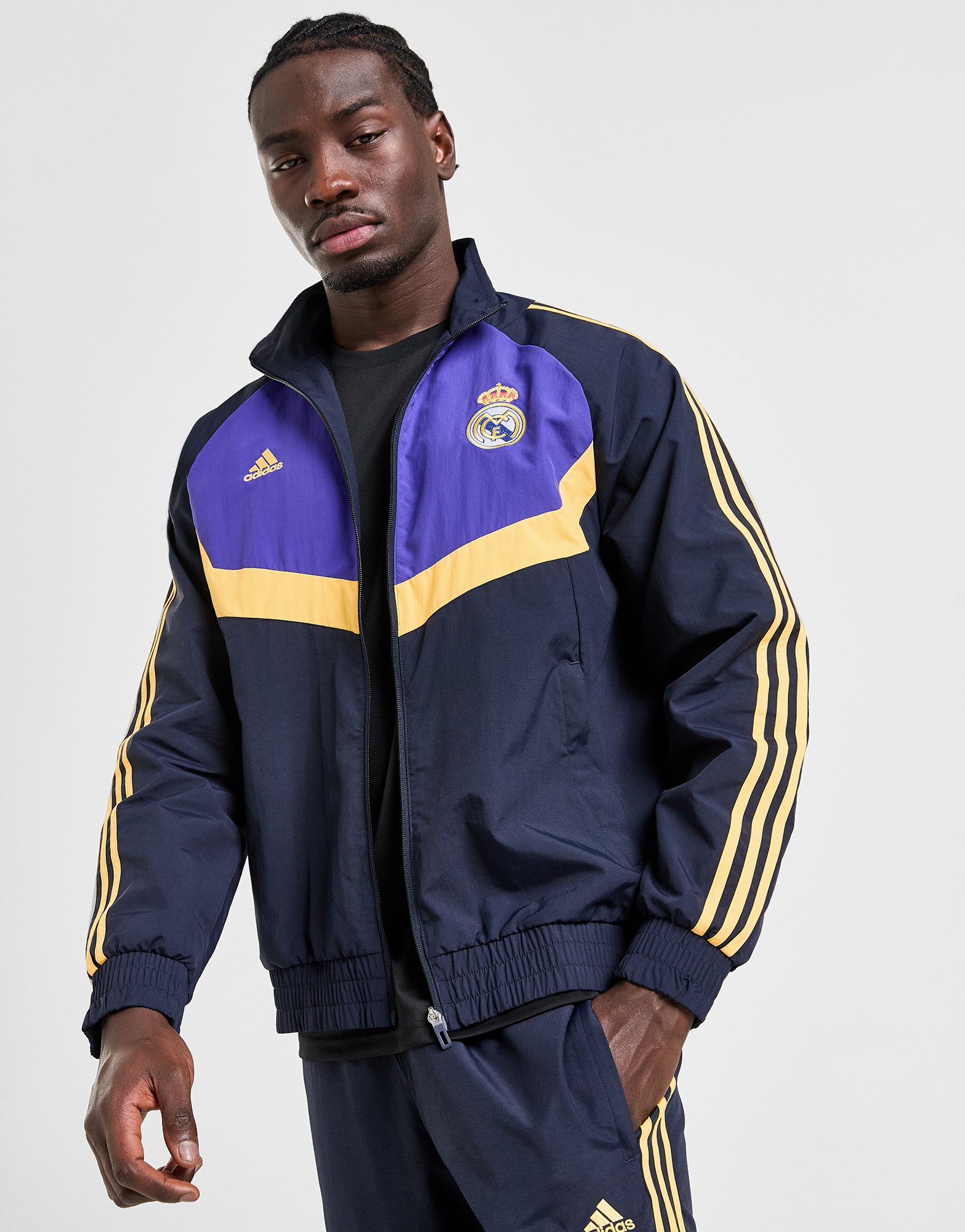 adidas Veste de survêtement tissée Real Madrid