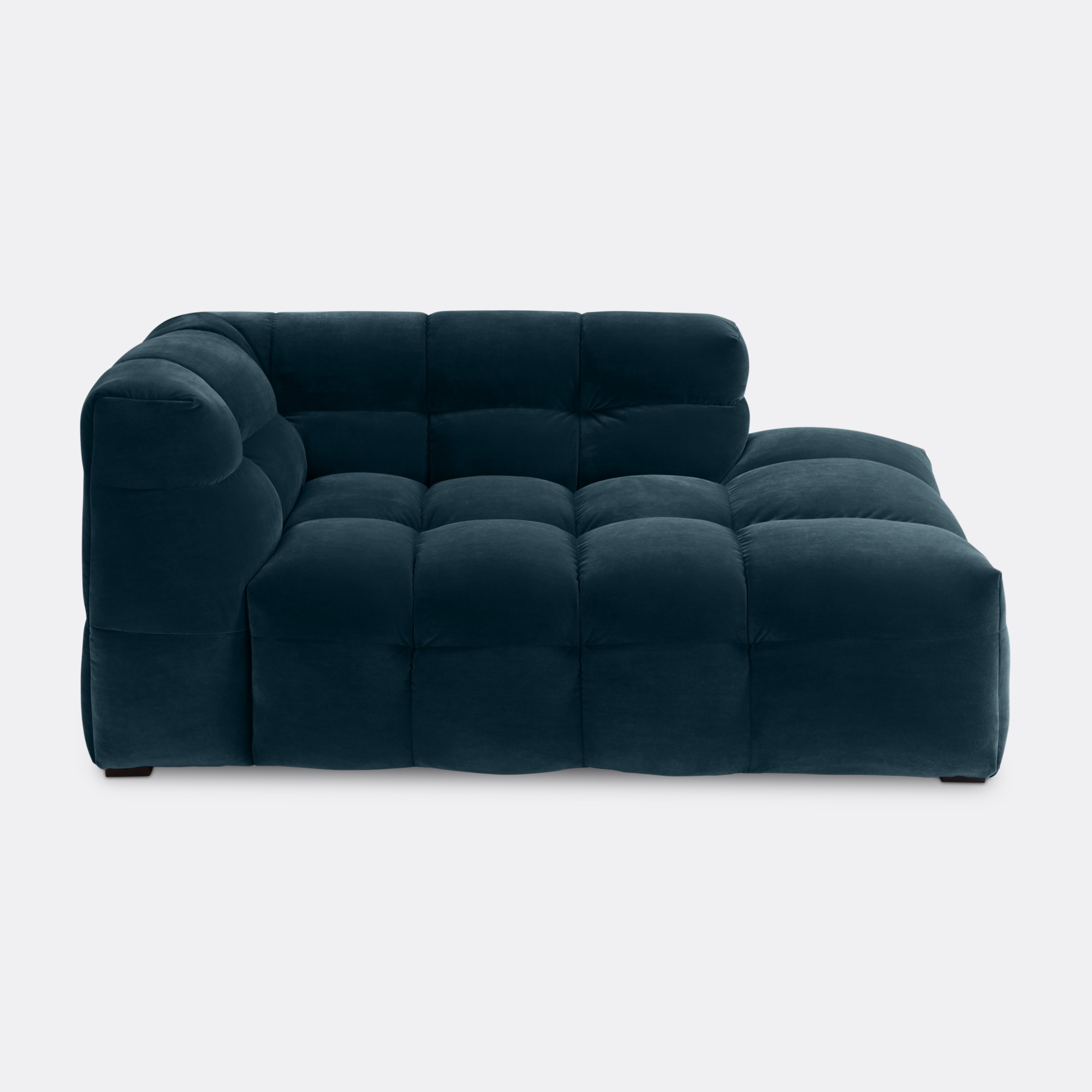 Chaise longue Fat Joe royal petrol rechts
