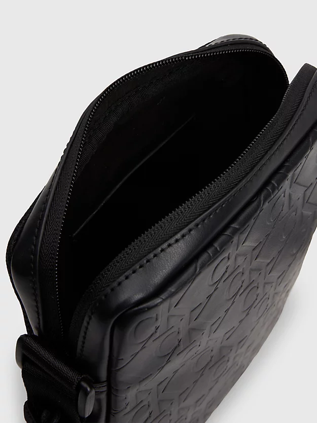 Bolsa de ombro estilo repórter com logotipo