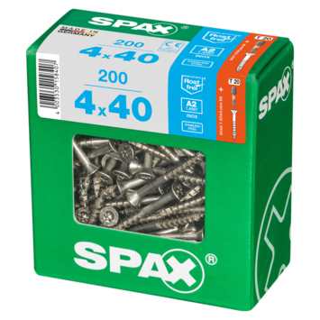 Spax schroef T-Star Plus roestvast 4x40 mm 200 stuks