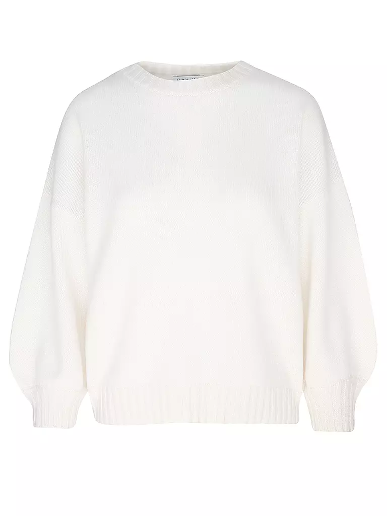 DAVIDA Kaschmirpullover weiss