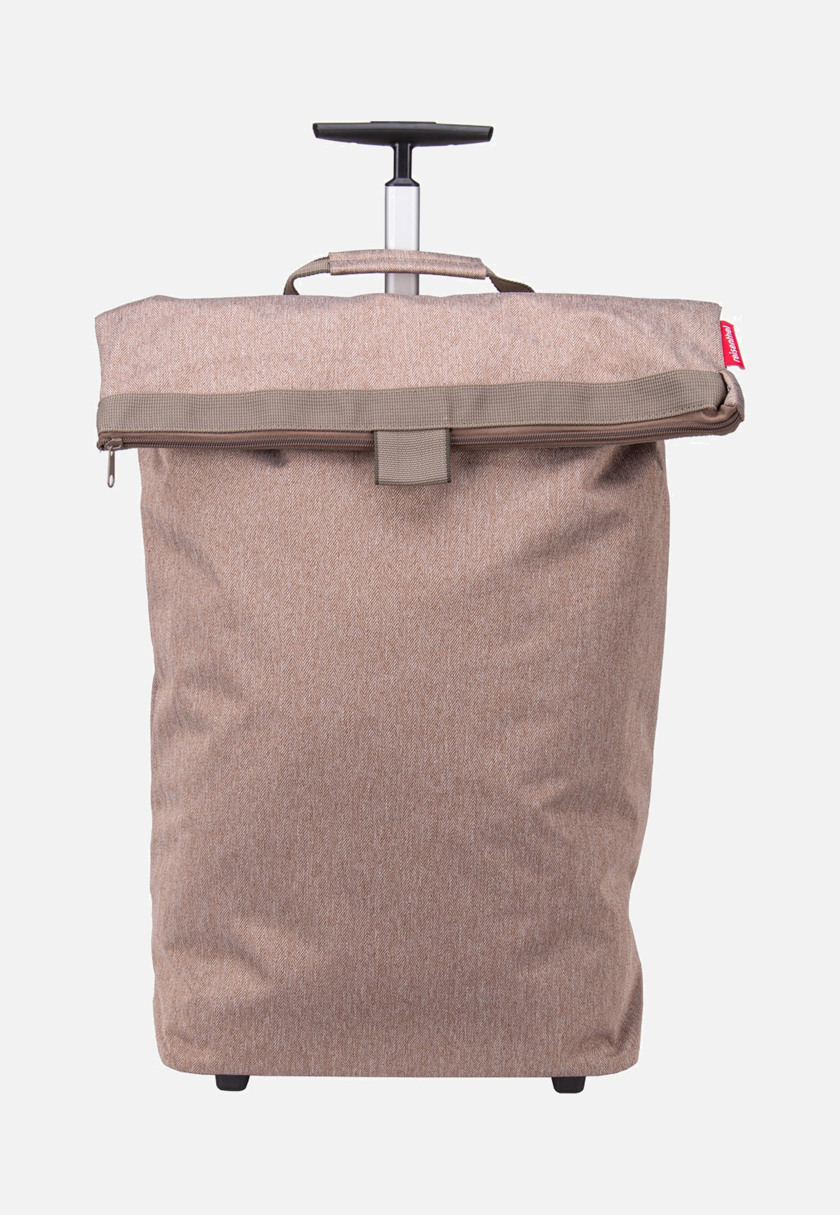 trolley M Herringbone Mokka - Einkaufstrolley