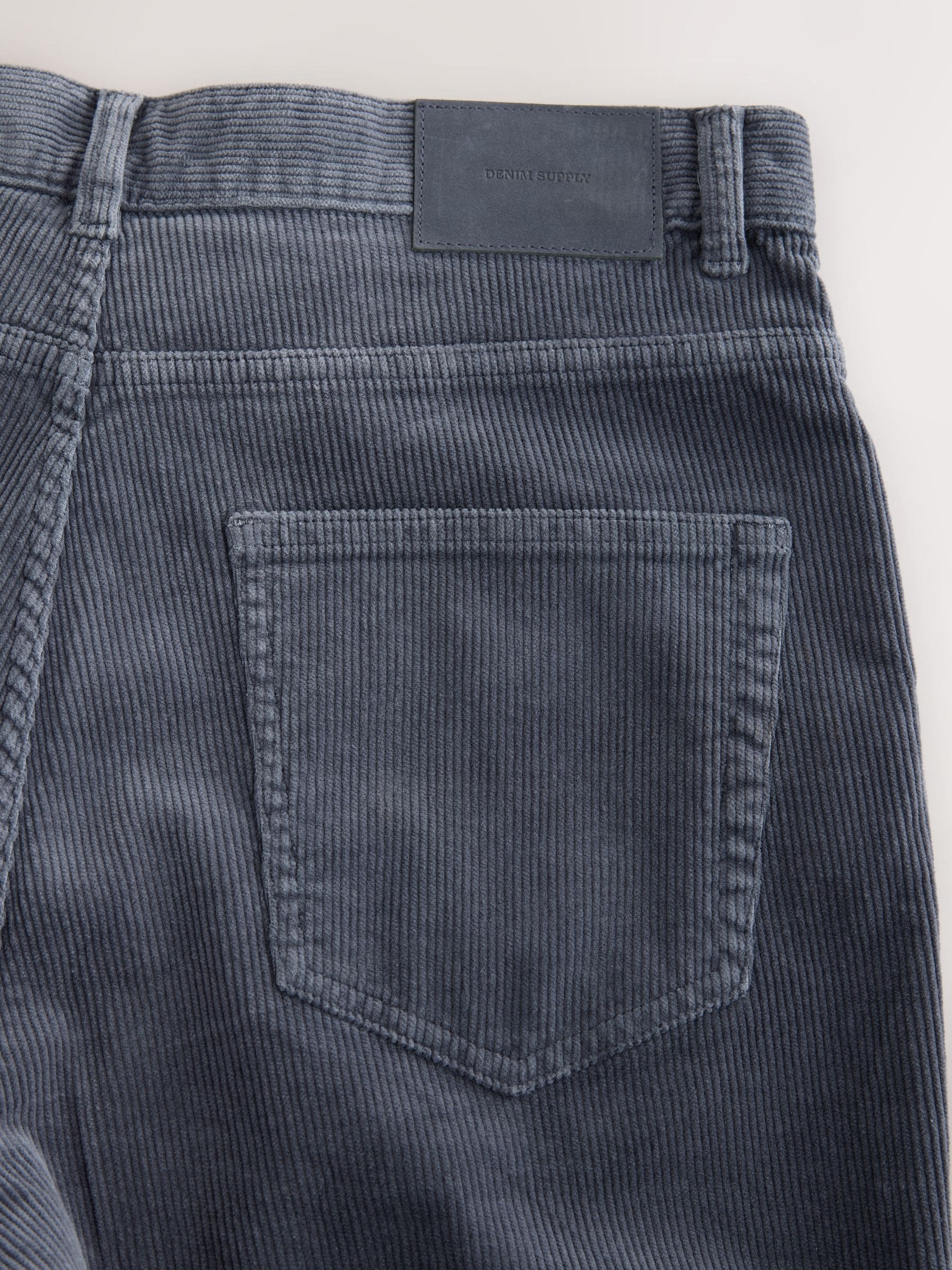 Blauw - Corduroy 5 Pocket Stretch Trousers