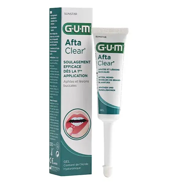 Gel para alívio eficaz da gengiva Afta Clear 10ml