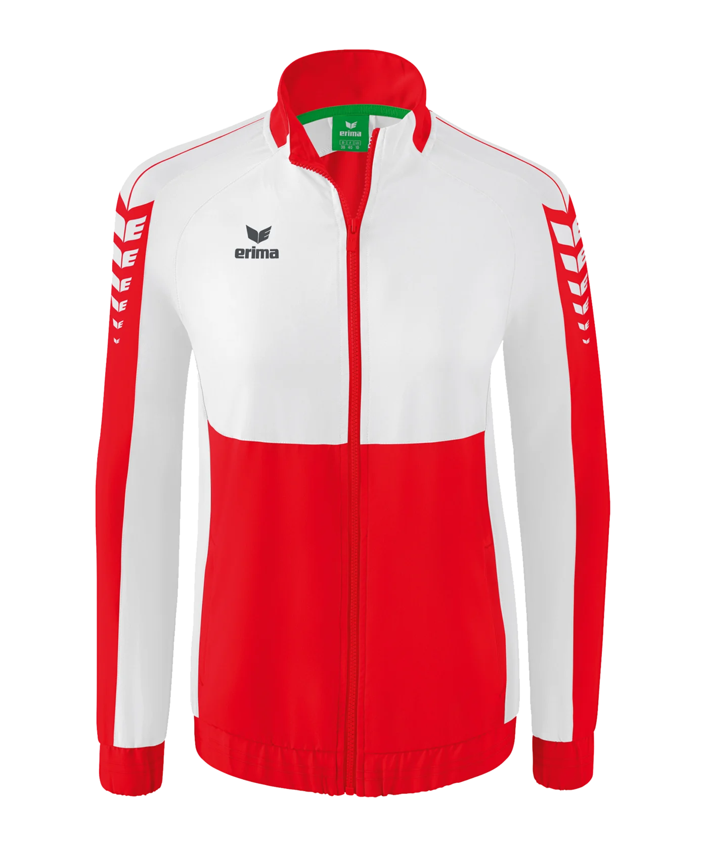 Erima Six Wings Präsentationsjacke Damen Rot Weiss