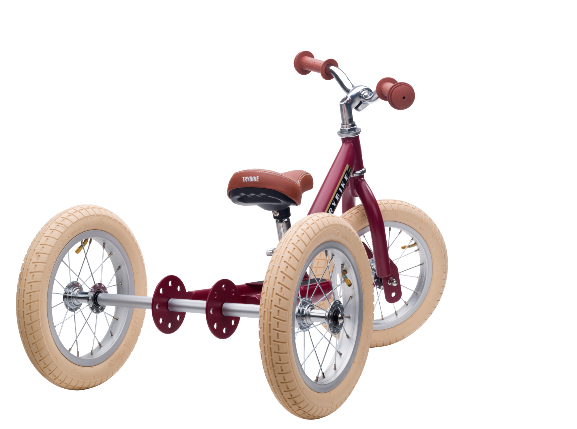 2-in-1-loopfiets Trybike set rood