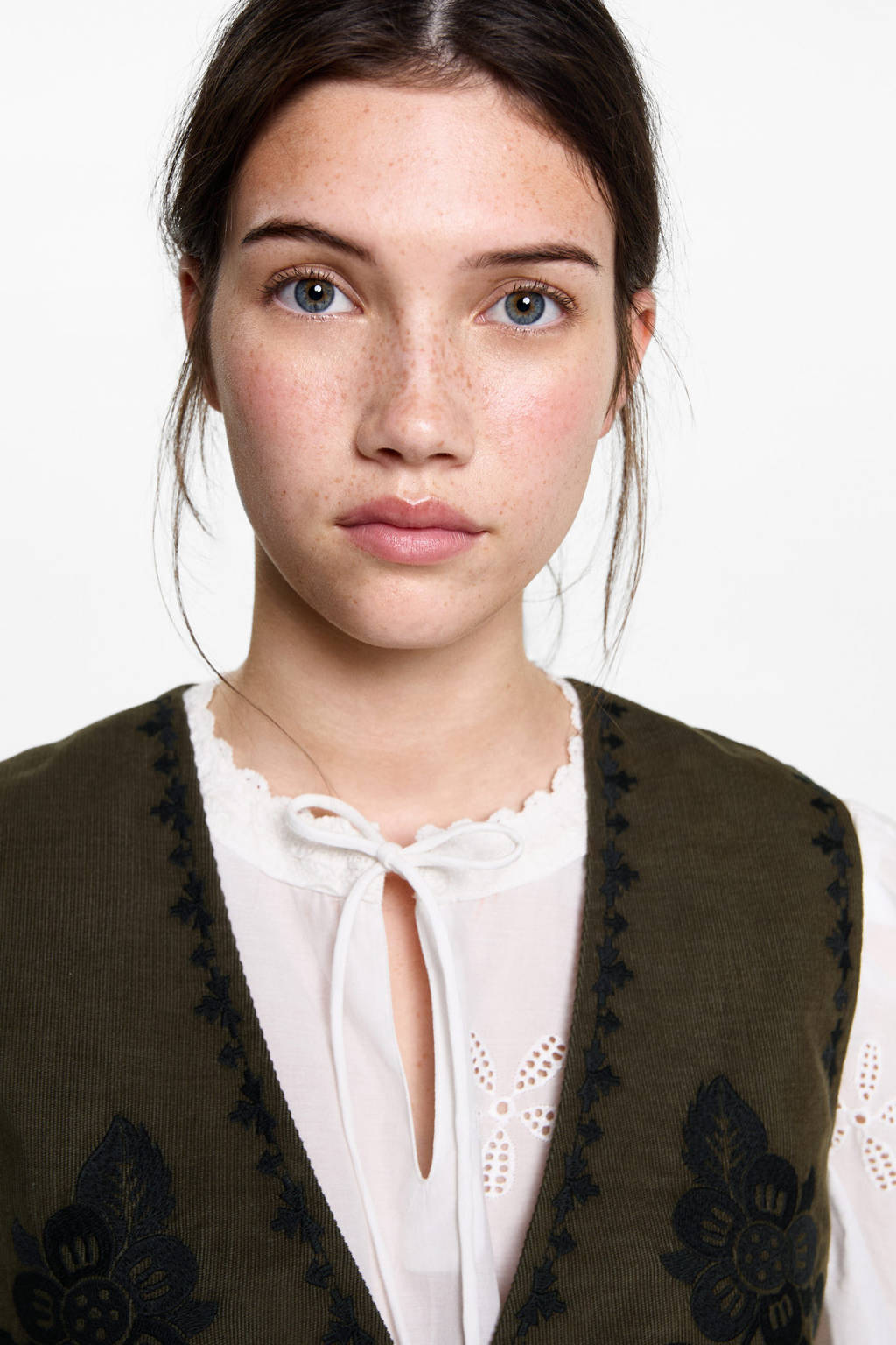 MANGO TEEN gilet groen
