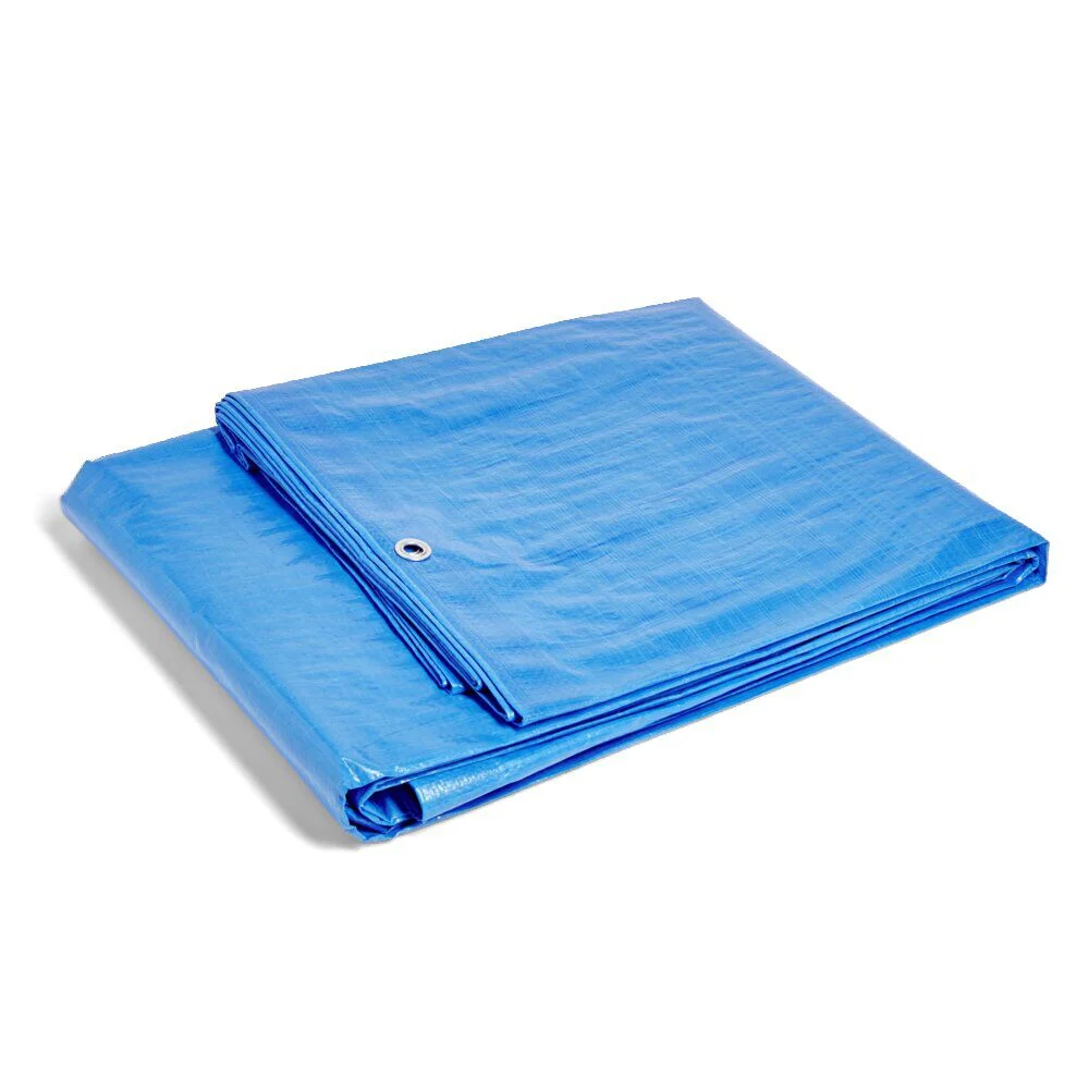 Bâche 4x5m - 100g/m² - PVC bleu