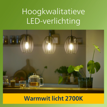 Philips ultra efficient LED E14 kaars 40W 2700K