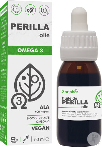 Soriphar Huile De Perilla Oméga 3 Végan Flacon Compte-Gouttes 50ml