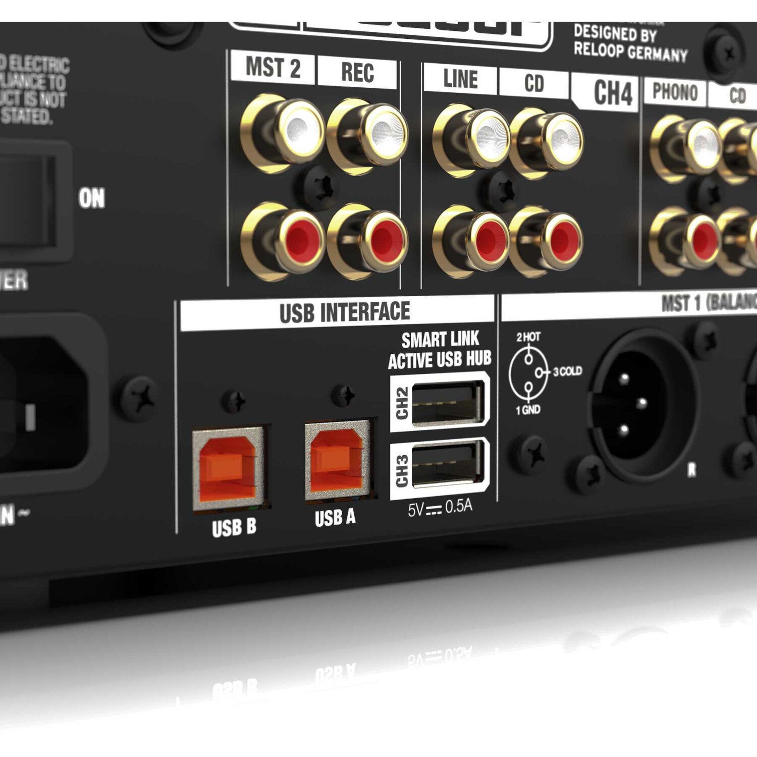 Reloop RMX-95 4+1 kanaals digitale clubmixer