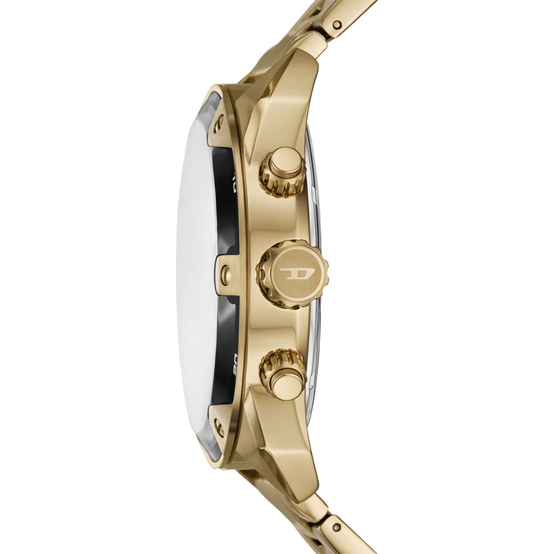 Diesel Spiked Chronograph Goldig / Grün