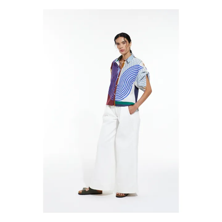 Mapoésie Chemise Andrew Ruisseau | Bleu