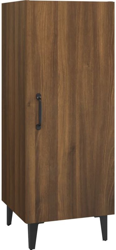 vidaXL - Dressoir - Bruin - Bewerkt Hout - 34,5x34x90 cm