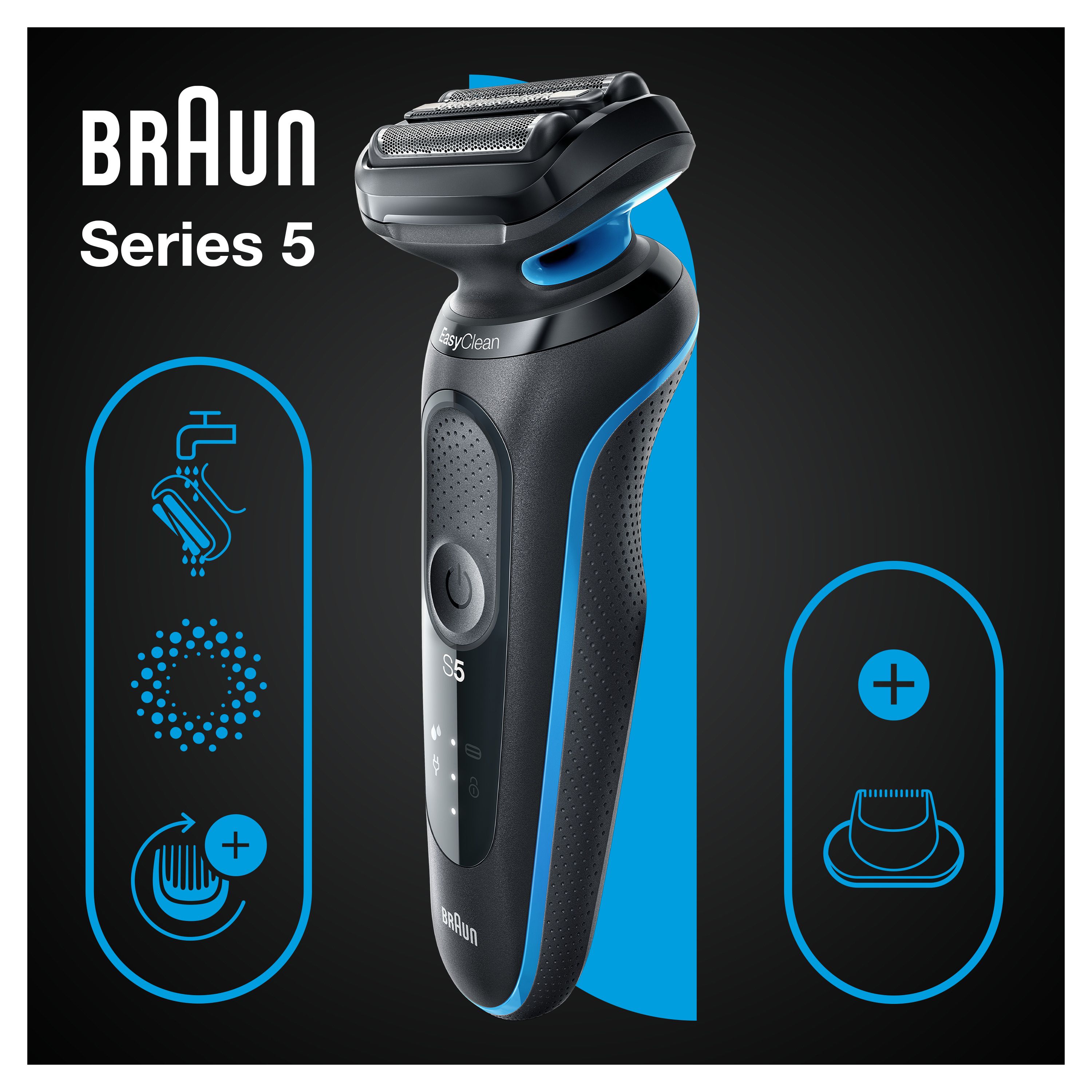 Braun - Elektrischer Rasierer für Männer 