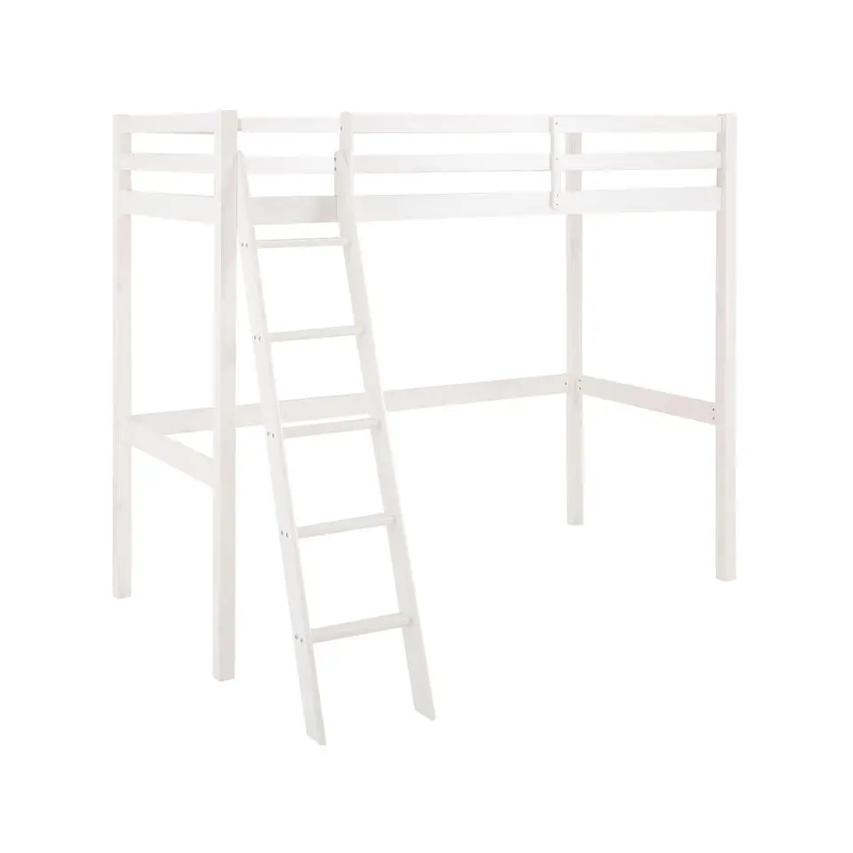 Alpi2 - Mezzanine bed 90x200 cm in wit grenen
