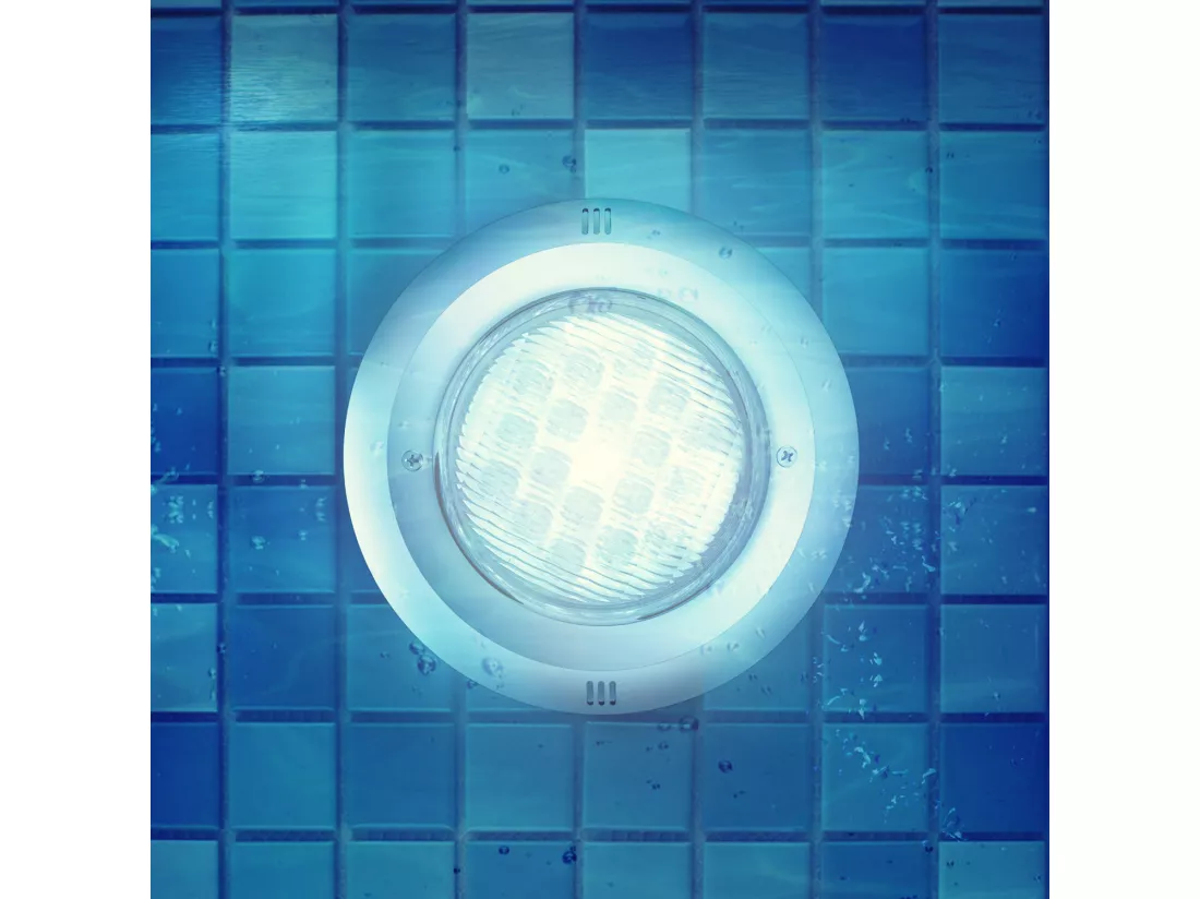 Ampoule LED Piscine Submersible PAR56 12V AC/DC 18W IP68 Blanc Froid 6500K