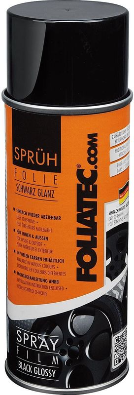 Foliatec - Spray Film - Zwart Glanzend - 400ml