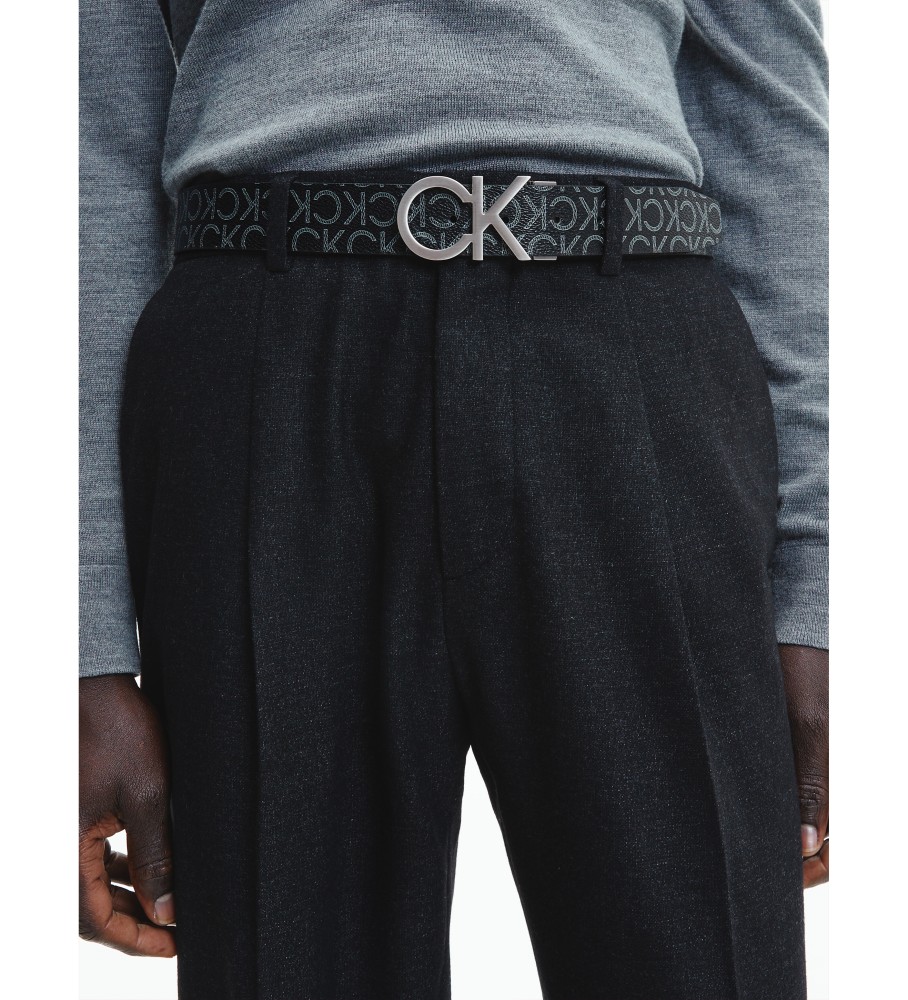 Cinto Calvin Klein New Mono Preto